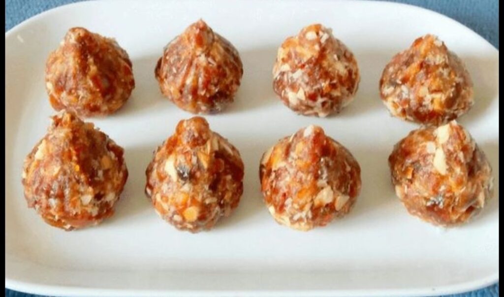 Ganesh ji ke liye Dry fruits ke modak banaye 